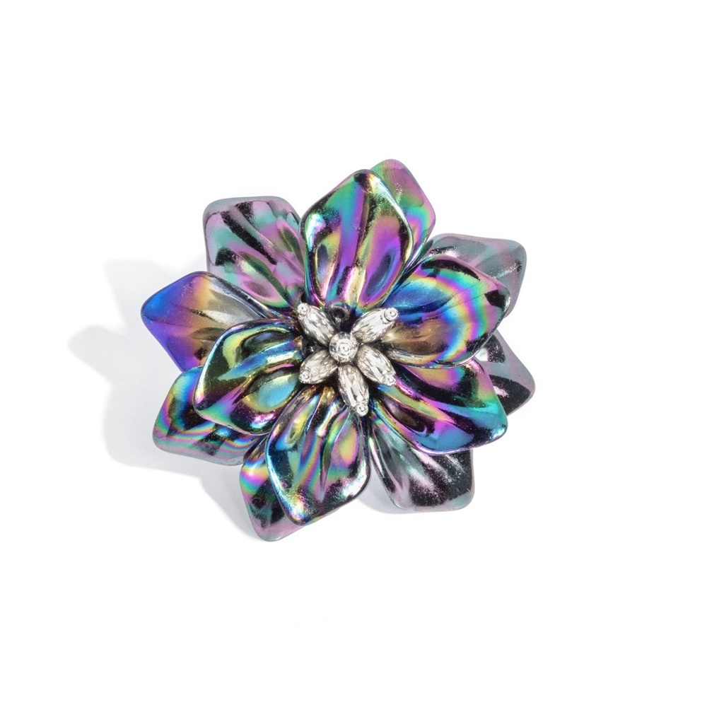 Iridescent Flower Ring
